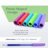 ARK Krypto-Bite Chewable Pencil Topper, Sensory Chew Toys for Kids & Adults, Medical-Grade Chew Fidget for Autism, ADHD, SPD, Anxiety, Includes 1 Eraser-Less Pencil, XT, Firm, Lime Green, 3-Pack view 2