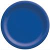 Bright Royal Blue Round Paper Plates - 8.5" (50 Pc) - Sturdy & Eco-Friendly Party Essentials - Perfect for Celebrations & Events view 1