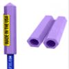ARK Krypto-Bite Chewable Pencil Topper, Sensory Chew Toys for Kids & Adults, Medical-Grade Chew Fidget for Autism, ADHD, SPD, Anxiety, Includes 1 Eraser-Less Pencil, XXT, Very Firm, Lavender, 3-Pack view 1