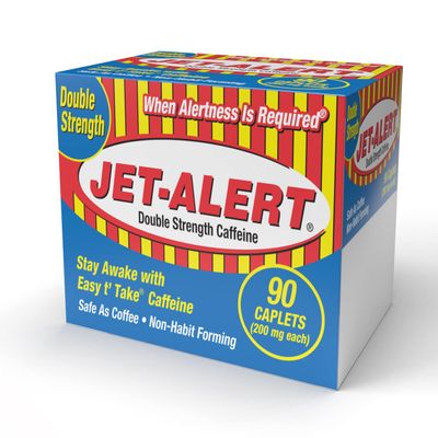 Jet-Alert 200 Mg Each Caffeine Tabs 90 Count