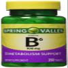 Spring Valley - Vitamin B-6 (Pyridoxine) 100 mg, 250 Tablets view 1