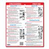 Safety Magnets by ZOCO  CPR & Choking Fridge Magnet  First Aid Instructions for Infants, Children, & Adults  Heimlich Maneuver Laminated Card 8.5" x 11" view 1