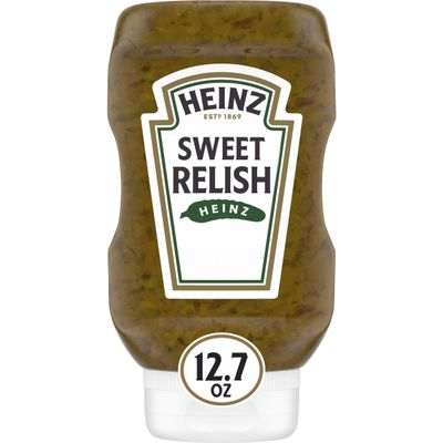 Heinz Sweet Relish, 12 count Pack, 12.7 Fl Oz Bottles, 152.4 Oz