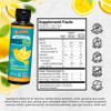 Barlean's Omega Pals Chirpin' Slurpin' Lemonade Flavored Omega-3 for Kids, Yummy Children's Liquid Fish Oil Supplement with 540 mg of EPA and DHA Fatty Acid for Brain & Eye Health, 8 oz view 2