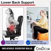 CanDo Inflatable Exercise Ball - Blue 41.3", Durable Extra Thick Non-Slip Stability Ball for Core Workouts, Yoga, Pilates, Active Seating, Physical Therapy, Pregnancy, Home Gym, Flexibility view 4