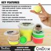 CanDo TheraPutty Scented Hand Exercise Putty for Rehabilitation, Exercises, Hand Therapy, Occupational Therapy, Cherry Red Soft 1lb view 3