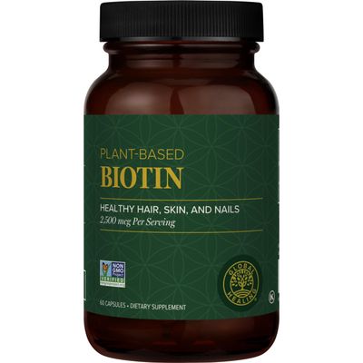 Global Healing Center - Biotin (Vitamin B7) Biotin for Hair Growth Supplement Vitamins, Supports Radiant Skin, and Stronger Nails, Hair Loss Vitamins for Women and Men, More Than The 1000mcg