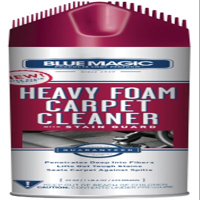 Blue Magic Heavy Foam Carpet Cleaner w/Stain Guard - 22 Ounce