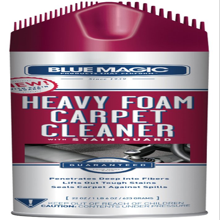 Blue Magic Heavy Foam Carpet Cleaner w/Stain Guard - 22 Ounce