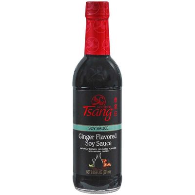 House of Tsang Soy Sauce, Ginger Flavored, 10 Ounce (Pack of 6)