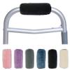 DELUXE PlushGrips Fleece Walker Grip Covers - 1 Pair (Black) view 2