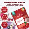 Navitas Organics Pomegranate Powder  Organic Juice Powder - For Smoothies, Desserts, Dips & More  Antioxidant Support - USDA Organic, Non GMO, Kosher, Gluten Free, Vegan (8oz. Bag, 45 Servings) view 2