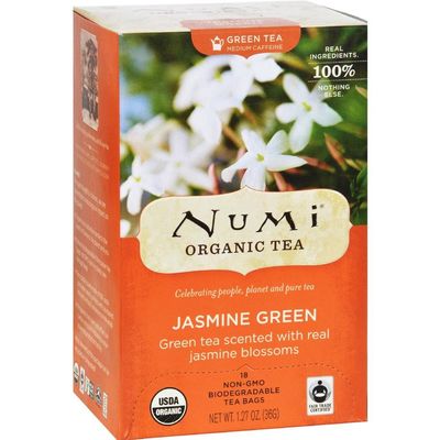 Organic Tea, Jasmine Green by Numi Tea (Pack of 2)