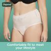 Depend Fresh Protection Adult Diapers, Incontinence & Postpartum Bladder Leak Underwear for Women, Disposable, Maximum, Large, Blush, 17 Count, Packaging May Vary view 4