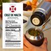 Cruz de Malta Yerba Mate Tea  500gr (1.1 lbs) Loose Leaf  Traditional Argentine Herbal Tea  Smooth Flavor, Naturally Sourced  USA Specific Packaging  Gluten-Free  Large Leaf Low Dust Yerba Mate view 2