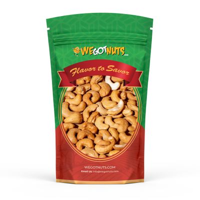 Dry Roasted Unsalted Cashews 4 lbs  Premium Quality Kosher Dry Roasted Cashews  No Oil Natural & Healthy Rich Flavor Snack  Gourmet Savory Flavor  Air-Tight Resealable Bag Package
