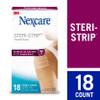 Nexcare Steri-Strip Wound Closure, Breathable Strips Hold Small Wounds Firmly Closed, Great After Sutures or Staples - 18 Wound Closures view 2