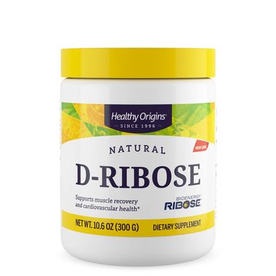 Healthy Origins D-Ribose Powder (BioEnergy, Non-GMO, Gluten Free, Energy Support, Heart Support), 10.6 Ounce