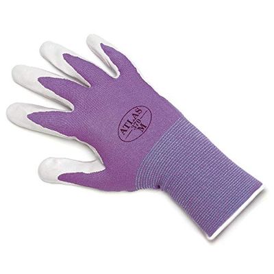 ATLAS Fit 370 Purple Thin Nitrile Gloves X-Small XS6-Pack