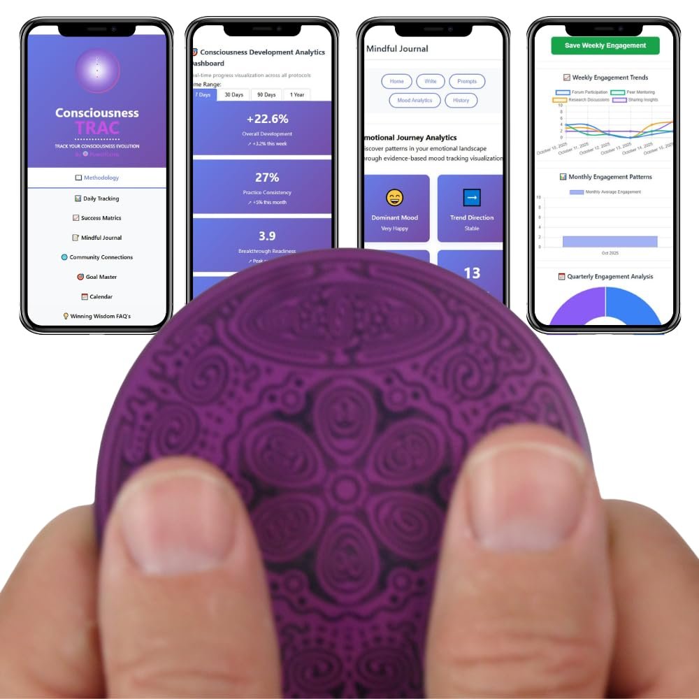 Air Element Disk: Freed from Rigidity, Limited Thinking, Feeling Heavy with BurdensBalance Astrology, Feng Shui Home & Bedroom - Powerforms Geometric Copper Antenna Divine Essence 3" Dia