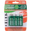 UltraLast Green High Power/Capacity NiMH 4-Pack AA. view 1