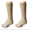 Top Flite Diabetic Non-Binding Cushion Crew Ultra Dri Socks 4 Pair Pack (L - USA Shoe 9-13, Khaki) view 1