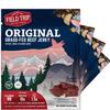 Field Trip Grass Fed Beef Jerky, Healthy Gluten Free Snacks, All Natural, High Protein Snack with No Nitrates, 2.2 Ounce Bag, 4 Pack, Original view 1