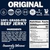 Field Trip Grass Fed Beef Jerky, Healthy Gluten Free Snacks, All Natural, High Protein Snack with No Nitrates, 2.2 Ounce Bag, 4 Pack, Original view 4