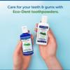 Eco-Dent DailyCare Baking Soda Toothpowder, Mint - Fluoride-Free Toothpaste Powder, SLS-Free Tooth Powder with Baking Soda, Minerals, and Essential Oils, Toothpaste Alternative, 2 Oz Ea (Pack of 3) view 4