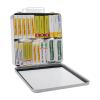 MFASCO Swimming Pool First Aid Kit - Meets Michigan and Other State Standards - Comprehensive and State-Compliant Supplies - Heavy-Duty Metal Case - Weatherproof Design - 9.5 x 9.5 x 2 3/8 inches view 1
