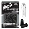 Mack's Blackout Soft Foam Earplugs, 7 Pair with Travel Case - 32 dB Highest NRR, Comfortable Ear Plugs for Concerts, Jam Sessions, Nightclubs, Loud Events and Shooting Sports view 1