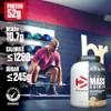 Dymatize Super Mass Gainer Protein Powder, Gourmet Vanilla, 52g Protein, 1g Creatine, 1280 Calories, 10.7g BCAAs, 245g Carbs, Contains Whey Protein Powder, Isolate, and Casein (8 Servings) view 2