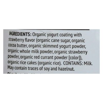 Natural SeaOrganic Wood Straw Yogurt Rice 2.1 Oz (Pack Of 8)