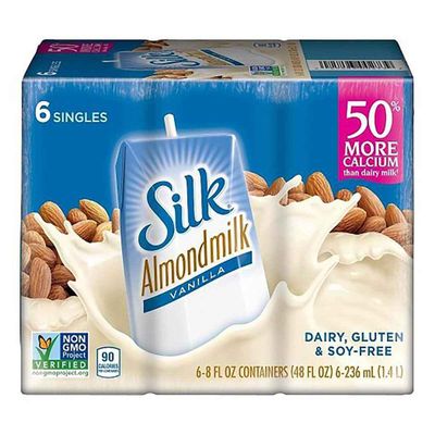 Silk Pure Almond Milk - Vanilla - 6 Pack - 8 Fl oz.