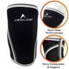 AEOLOS Knee Sleeves (1 Pair)7mm Compression Knee Braces for Heavy-Lifting,Squats,Gym and Other Sports (Medium, Black) view 3
