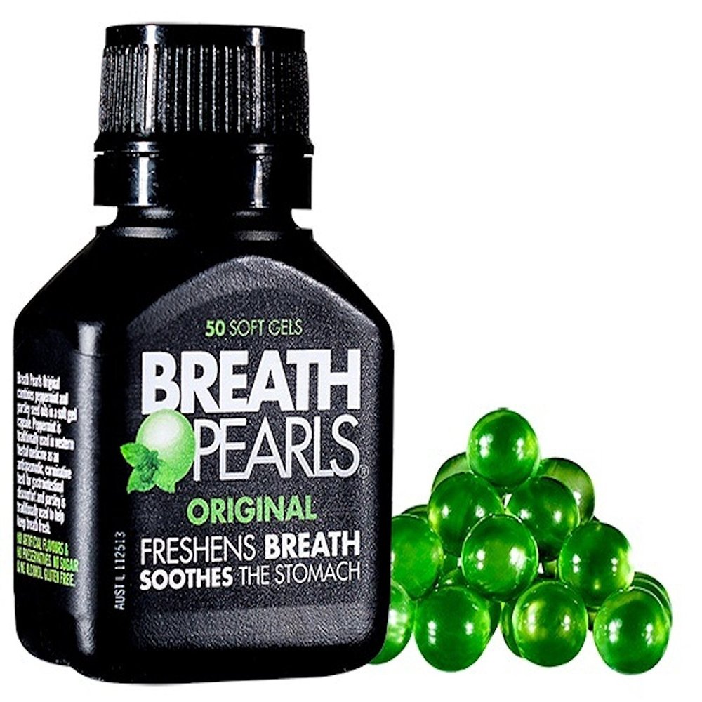 Breath Pearls Original Freshens Breath (50 softgels) (2 Pack)