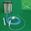 HealthAndYoga GutFlo Enema Kit (Stainless Steel Bucket- 2 Quarts, One-Hand Clamp, 2 Nozzles, Complete Tubing- Hose & Colon Tube)-for Coffee, Water & Gerson Colon Cleanse Therapy- Home Use-Latex Free view 1