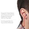 Howard Leight by Honeywell Airsoft Flanged Corded Reusable Earplugs with Reusable Case, 50-Pairs (AS-30R) view 4