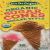 Let's Do Organics Organic Sugar Cones, 4.6 oz view 4
