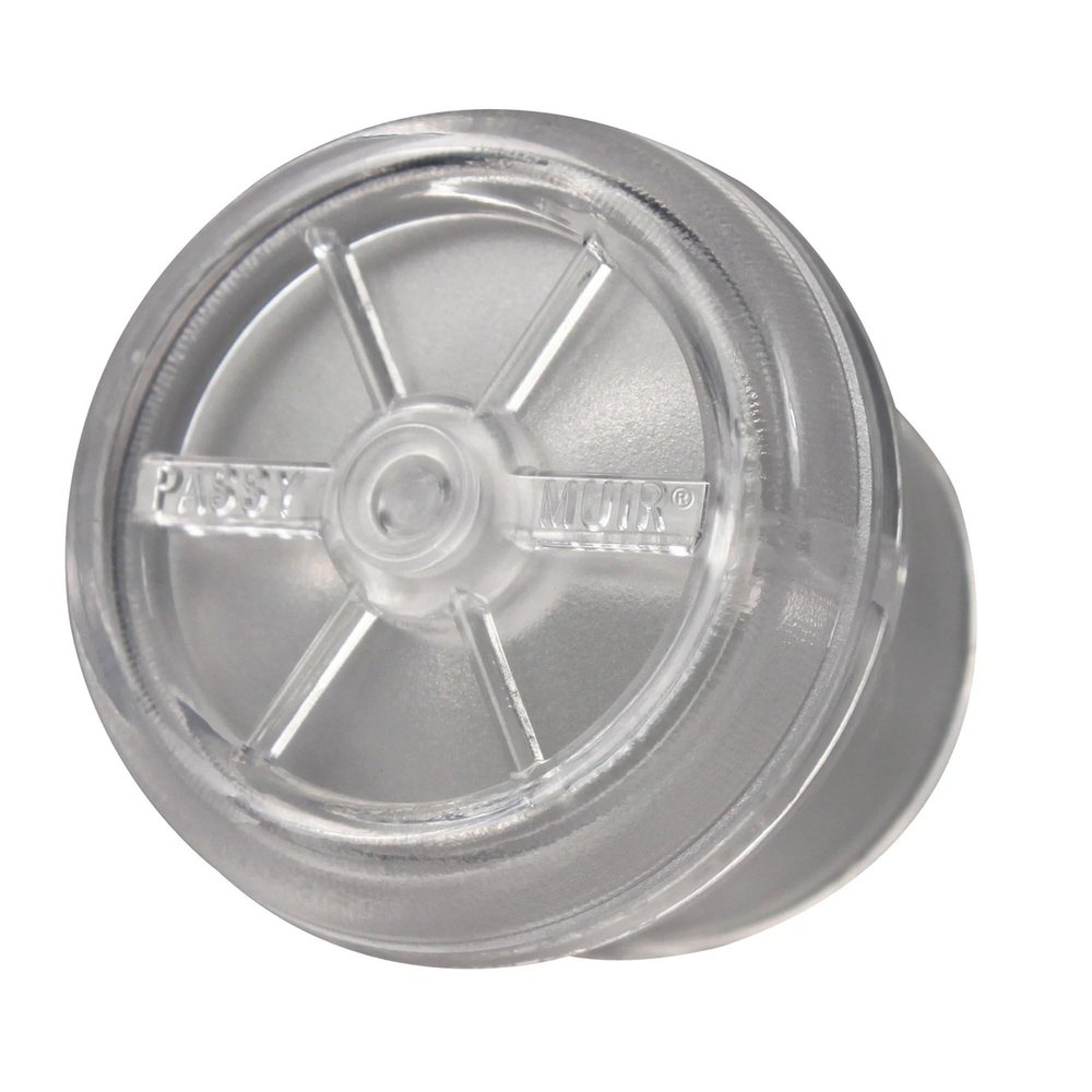 Tracheostomy Speaking Valve | Passy-Muir PMV 2000 (Clear) Low Profile - Lower Resistance Tracheostomy & Ventilator Swallowing and Speaking Valve