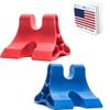 DaVinci Tool Red & Blue -USA Made- Extra Firm Neck Tension Relief & Pressure Point Massage Tool - Occipital Release Tool - Cervical Traction Device- Suboccipital Release Device - Neck Stretcher view 1