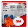 3M Corded Reusable Earplugs, 3 Pack, Noise Reduction Rating (NRR) 25 dB, Easy To Use & Insert, Pliable & Tri-Flange Design Enhances Comfort & Fit, Orange Ear Plugs (90716H3-DC) view 4
