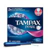 Tampax Pearl Plastic Unscented Tampons, Ultra Absorbency, 18 Count (Pack of 1) view 1
