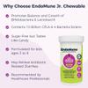 Endomune Jr Advanced Kids Probiotic and Prebiotic Chewables -10 Billion CFUs - 4 Strains Bacteria and FOS Prebiotic - Physician Formulated - 30 Chewable Tablets view 3