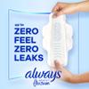 Always Infinity Feminine Pads for Women, Size 2 Heavy, with Wings, unscented, 32ct view 3