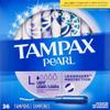 Tampax Pearl Plastic Tampons, Light Absorbency, Unscented, 36 Count (Pack of 2) (72 Total Count) (Packaging May Vary) view 2