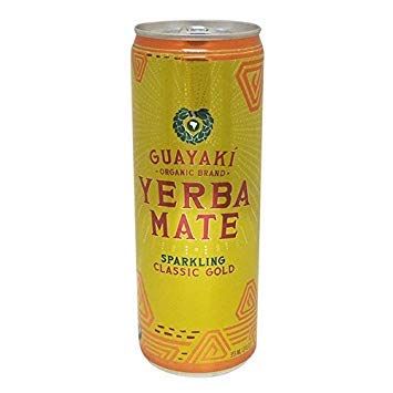 Guayaki Yerba Mate Classic Gold Sparkling Mate, 12 fl. oz. (Pack of 16)
