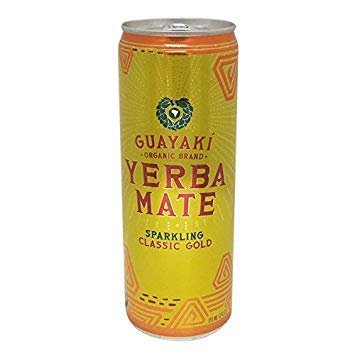 Guayaki Yerba Mate Classic Gold Sparkling Mate, 12 fl. oz. (Pack of 16)
