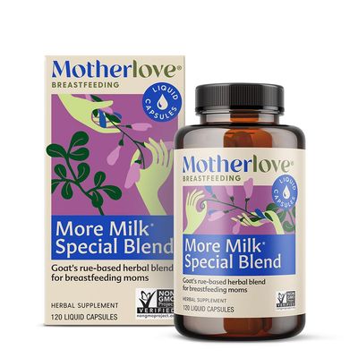 Motherlove More Milk Special Blend (120 Capsule Value Size) Herbal Lactation Supplement w/Goats Rue to Build Breast Tissue & Support Breast Milk SupplyNon-GMO, Organic Herbs, Vegan, Soy-Free