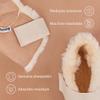 Heel Protectors for Pressure Sores Medium Size - 100% Medical Sheepskin - Heel Protectors for Bed Sores - Includes ONE (1) Protector - Soft Lambs Wool Foot Pillow - Cushion Pads for Ulcer Sore Prevention view 2